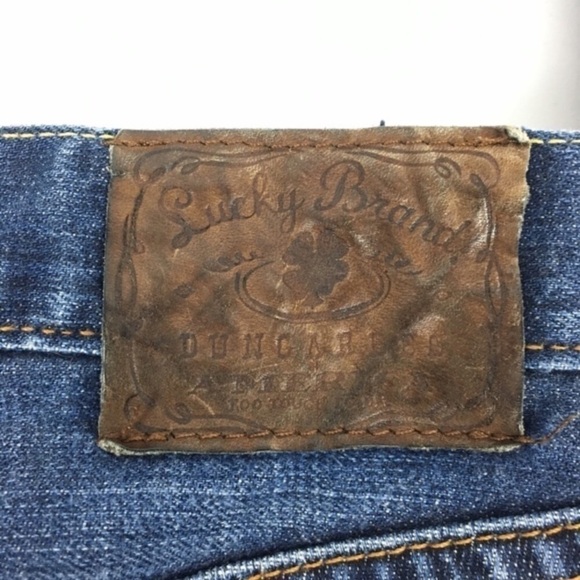 LUCKY BRAND Jeans Slim Bootleg Fit Denim Short Inseam Dark Wash 7M10533 Size 28 - Picture 7 of 9